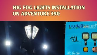 HJG FOG LIGHTS INSTALLATION ON ADVENTURE 390