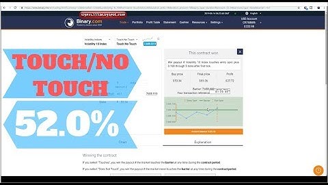 BINARY.COM TRADING STRATEGY TOUCH NO/NO TOUCH 5 TICK