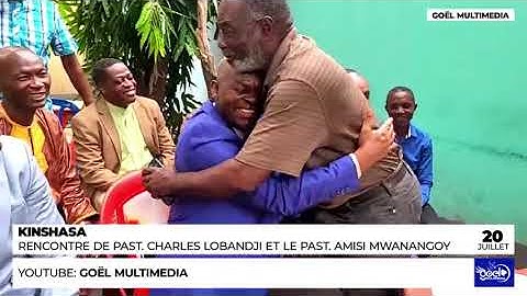 la rencontre du pasteur amisi moinangoy et le pasteur Charles Lobandji du goel tabernacle lodja