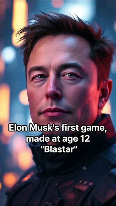 Elon Musk's first game, made at age 12 "Blastar" #facts #elonmusk #game