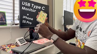 iPhone 15 Pro with a USB-C monitor = Computer, like Samsung DEX?