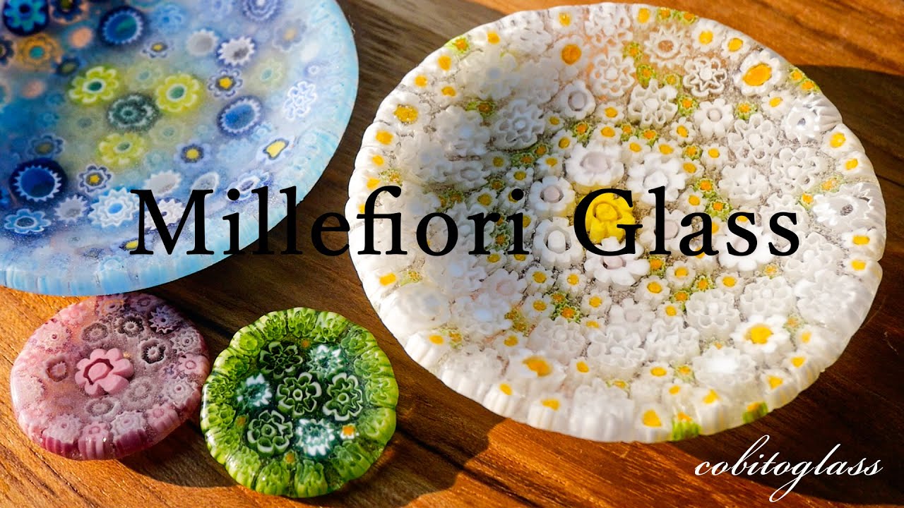 Film 22 ｍake A Plate Using Venetian Glass ミルフィオリを使って かわいいお皿作り Youtube