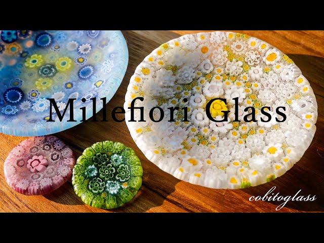 Film#22】Make a plate using Venetian glass ～ ミルフィオリ