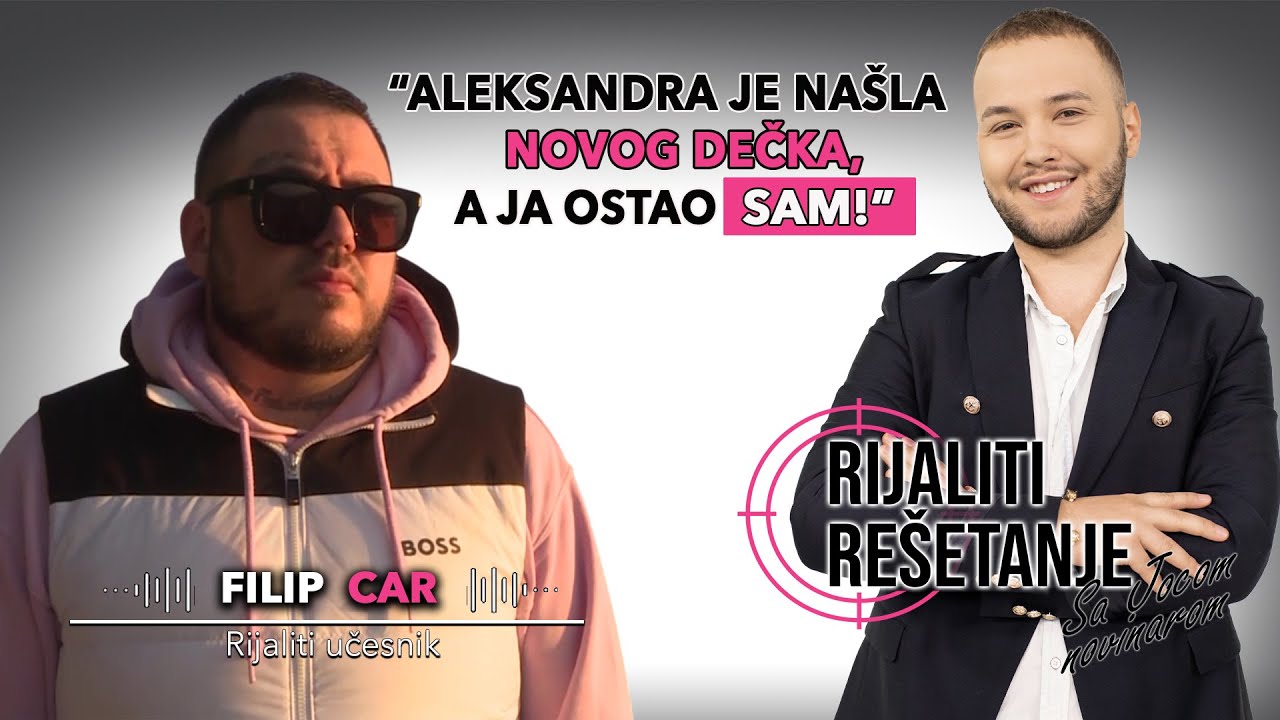 RIJALITI REŠETANJE! Poslednji intervju Filipa Cara: “Odlazim kod Dalile u Ameriku, povlačim se!”