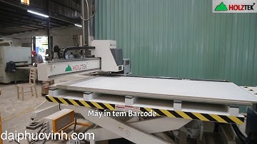 Máy CNC Cắt Khoan Ván Công Nghiệp In Tem Thay Dao I Máy Gia Công Trung Tâm Cnc I Đại Phúc Vinh CNC