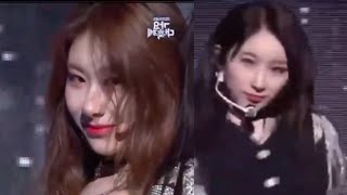 IZONE Chaeyeon \& ITZY Chaeryeong special collab - 'RAIN ON ME' at KBS SONG FESTIVAL 2020 #KBS2020