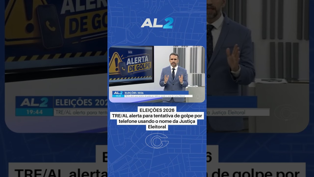 TRE-AL alerta para golpe por telefone que usa nome da Justiça Eleitoral