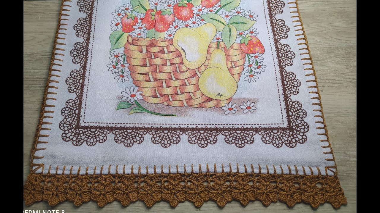 barradinho em pano de prato de 3 carreiras super fofinho e fácil de fazer (n 29 )