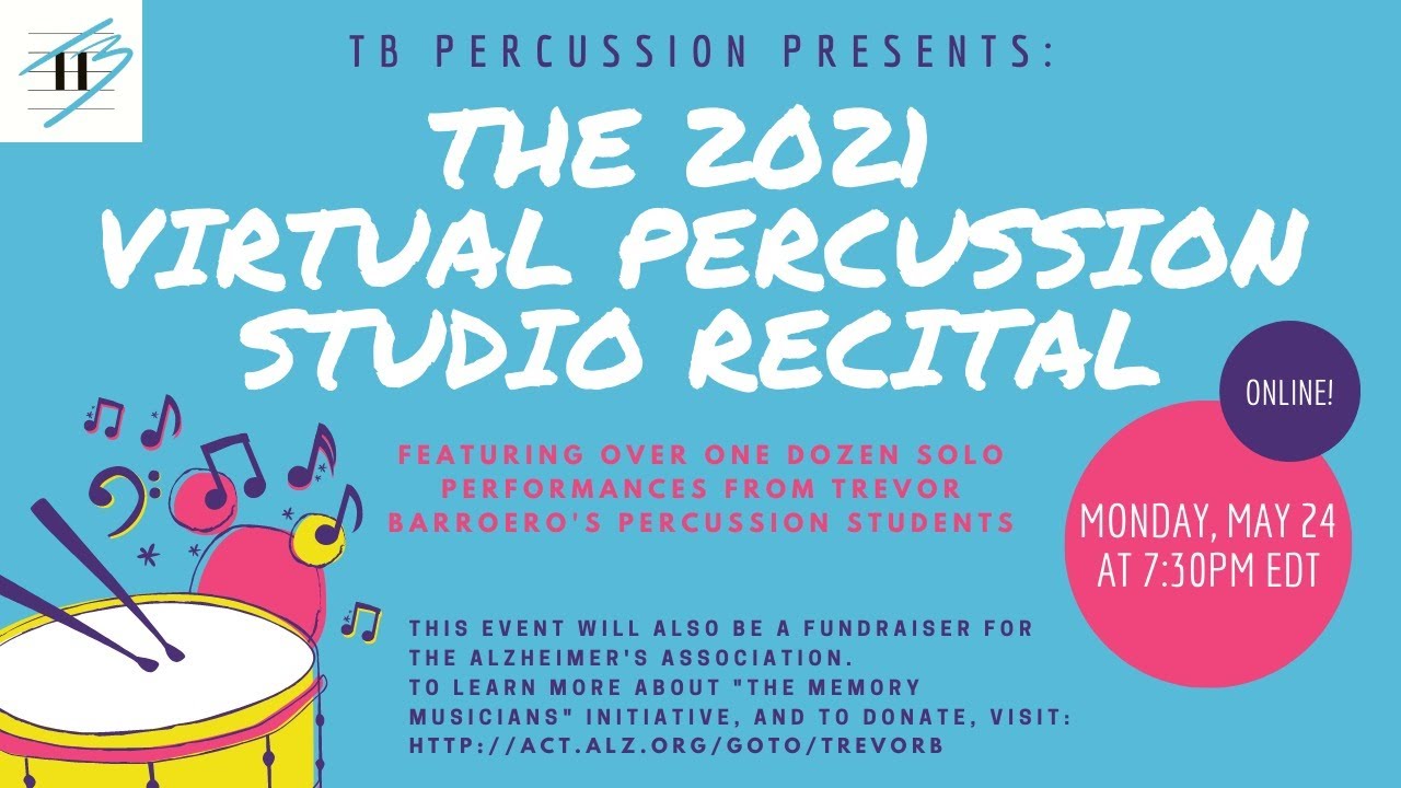 The TB Percussion Studio 2021 Student Recital - YouTube