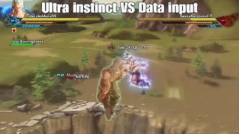 Dragon Ball XENOVERSE 2| Ultra instinct VS Data input!