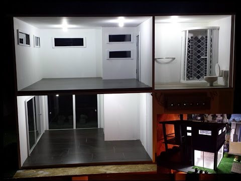 modern dolls house lighting