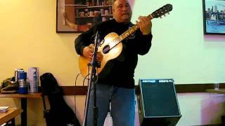 'The Ol' Train Song' by joey racano LIVE! at Border's Cafe San Luis Obispo Calif Feb 19th 2011