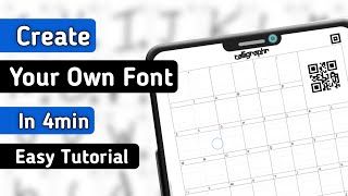How To Create Your Own Font Using Calligraphy | Apna Font banao bs thodi der me