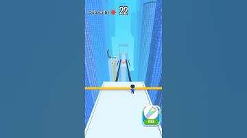 Roof Rails Game Level - 52 Video Best Gameplay Mobile App #shorts