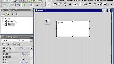 49 Delphi 7 Текстовый редактор  Разработка формы