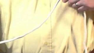 Shell Ring And Rope - Brass