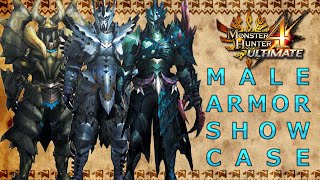 Monster Hunter 4 Ultimate: All Male Armor Sets (Low Rank, High Rank, G-Rank)