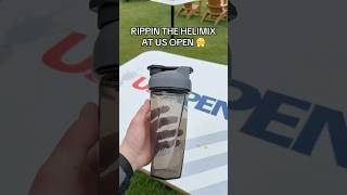 Real Gym Bro Takes The Helimix Everywhere With Him