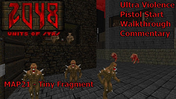 Doom II: 2048 Units of /vr/ (Ultra Violence 100%) Walkthrough (MAP21: Tiny Fragment)