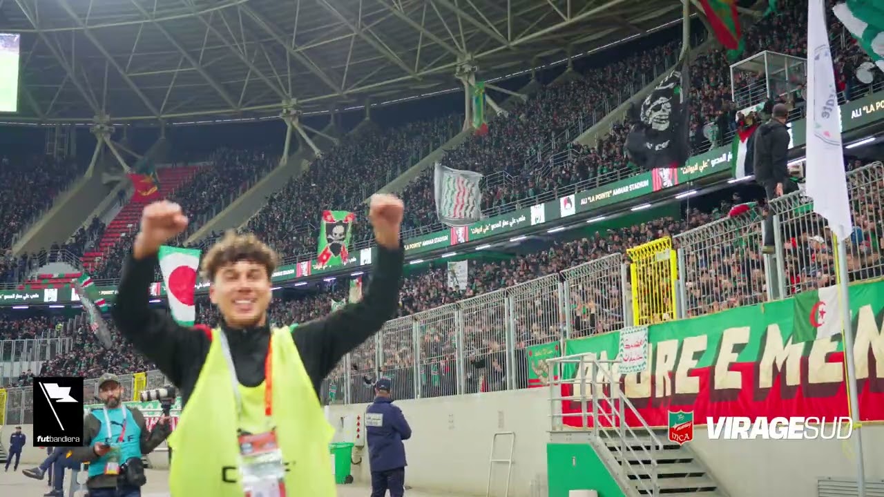 Virage Sud Explodes vs Al-Hilal SC: Reaction to Zin Eddine Ferhat's Second Goal