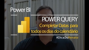 Power BI (Desktop) - Complete datas de câmbio para todos os dias do calendário com o Power Query