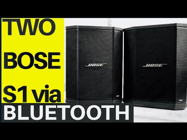 How To Pair TWO S1 Pro Via Bluetooth - BEST Speaker - YouTube