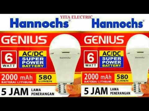 LAMPU EMERGENCY HANNOCHS 15W. 