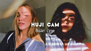 How to edit Huji Cam Effect Using Picsart | picsart filter editing tutorial screenshot 4