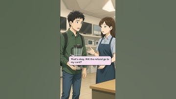 Do you want a refund or exchange? | Refund and Exchange dialogue at the Store #englishforbeginners