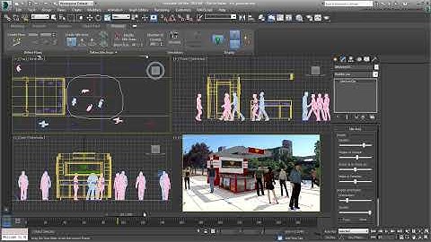 3ds Max - Matching the Environment - Part 7 - Populating the Scene