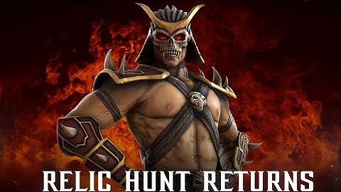 MK Mobile Relic Hunt Complete Fully Maxed Diamond Shao Kahn.