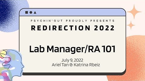 Lab Manager 101 - How to Be a Lab Manager Part 1