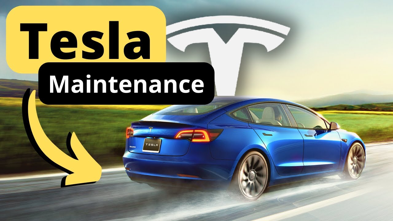 Tesla Maintenance And Service Needs ⚙️ Routine Checks✅  🚗 Model 3 Recommendations
