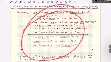 IEE 598: Lecture 5A (2025-03-18): Introduction to Simulated Annealing and Entropy