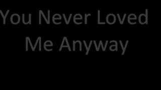 Video thumbnail of "You Never Loved Me Anyway"