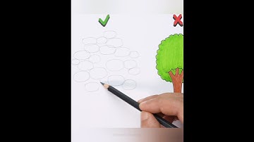 Draw Tree #shorts #drawing #art #satisfying #artist