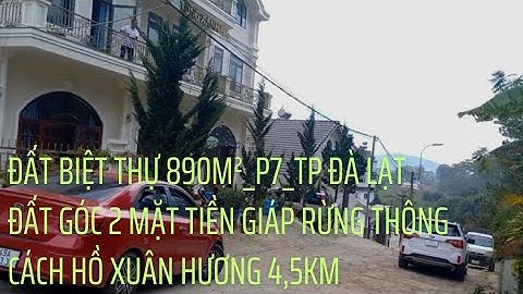 Đất Biệt Thự890m2 P7_Tp Đà Lạt.Cách Hồ Xuân Hương Và Chợ Đà Lạt 4,5km.View Rừng Thông.Giá 32Triệu/m²