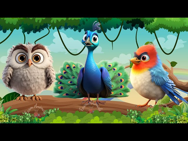 Relaxing and Adorable Animal Moments: Owl, Peacock, Bird, Flamingo - Soothing Music in Nature class=