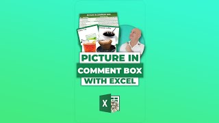 How To Create A Picture In A Comment Box In Excel #SHORTS screenshot 4