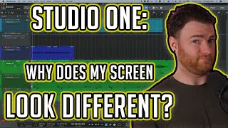 Studio One: Why your edit window looks different