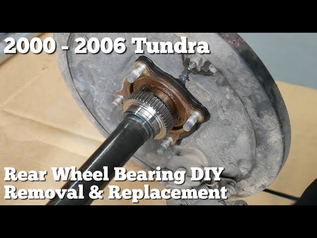 Toyota Sequoia / Tundra 2WD Front Wheel Bearing Replacement 2001