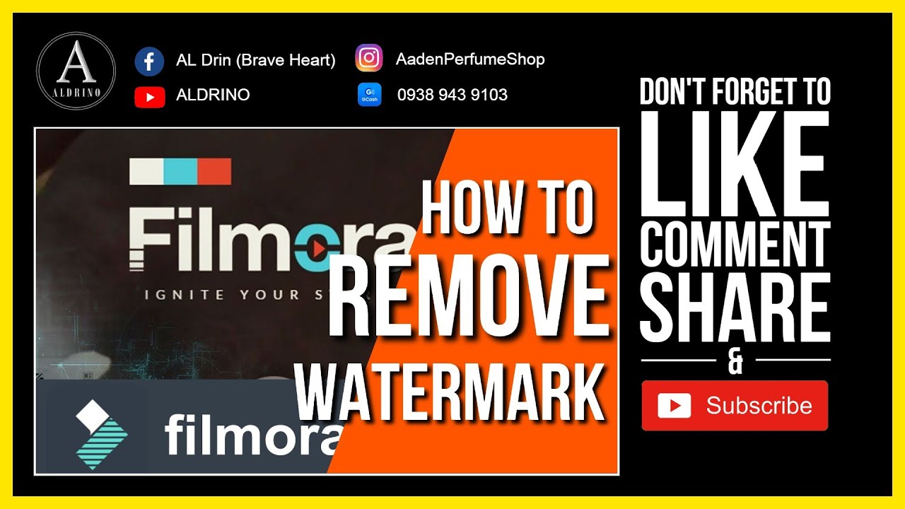 HOW TO REMOVE WATERMARK ON FILMORA 9 WONDERSHARE (TAGALOG