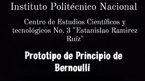 Laberinto hidráulico- Principio de bernolli