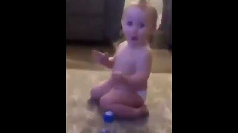 Cute baby make fun with botl #shorts #fun #nipslip #nip #slip #hot
