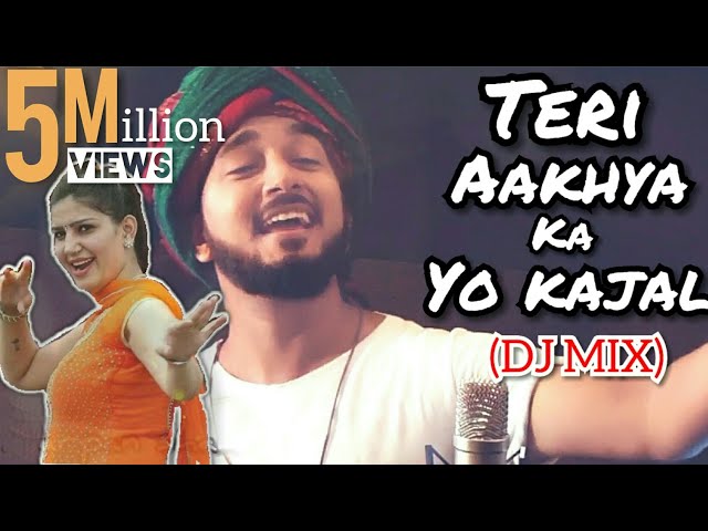 Teri Aakhya Ka Yo Kajal | DJ MIX | Sapna Chaudhary Dance | Cover | Darpan Shah class=