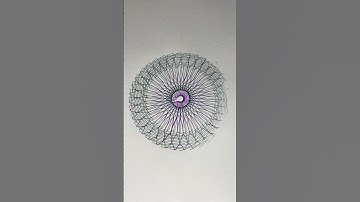 Beautiful Soirograph #asmr #spirograph #satisfying #usa #viral #pattern #art #skills #usa