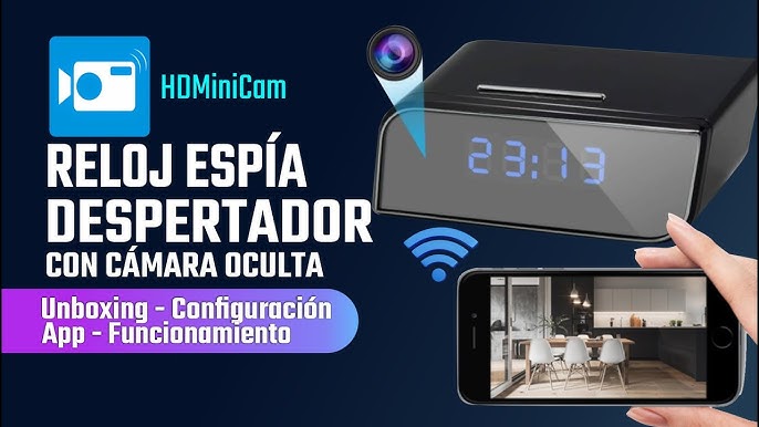 Camara Espia Reloj Pared Cámara Wifi Full Hd Wifi 2.4 Ghz Oculta