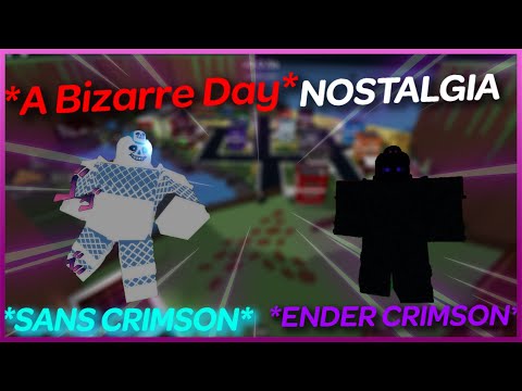 A Bizarre Day Nostalgia Sans Crimson Ender Crimson Old Map Part 1 Youtube - roblox ender crimson king crimson showcase youtube