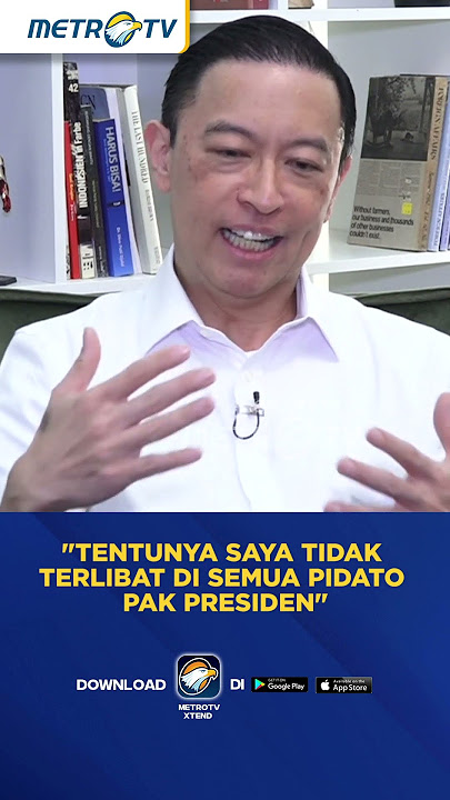 Klarifikasi Tom Lembong Soal Pidato Presiden