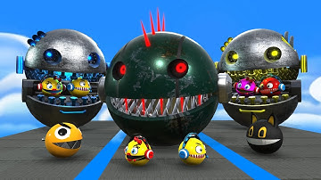 Pacman vs Monster Robot Pac vs monster Pacman a 8